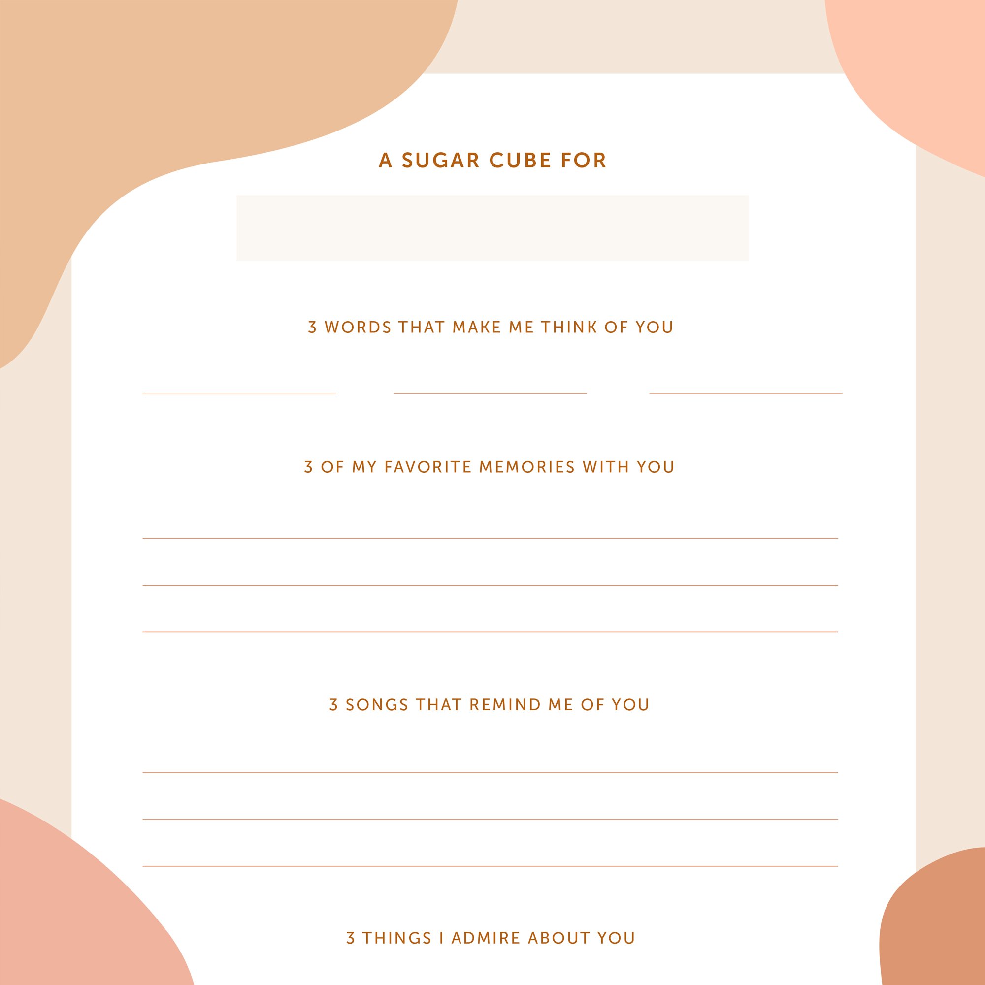 Send a Sugar Cube! ♡