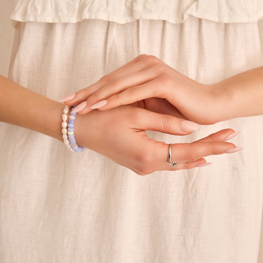 Stretch Blue Bracelet