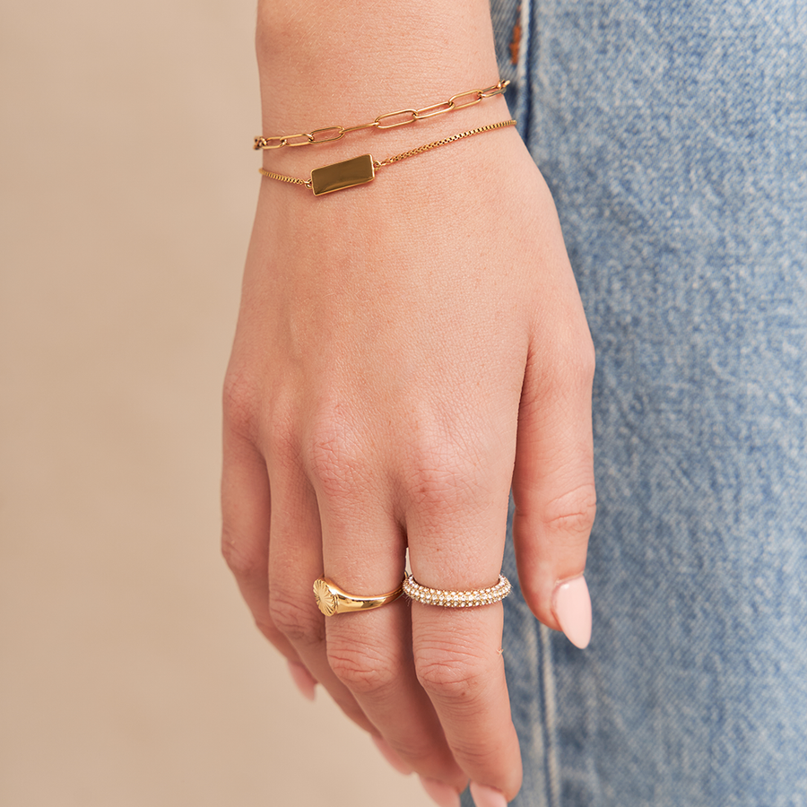 Engravable Bar Bracelet