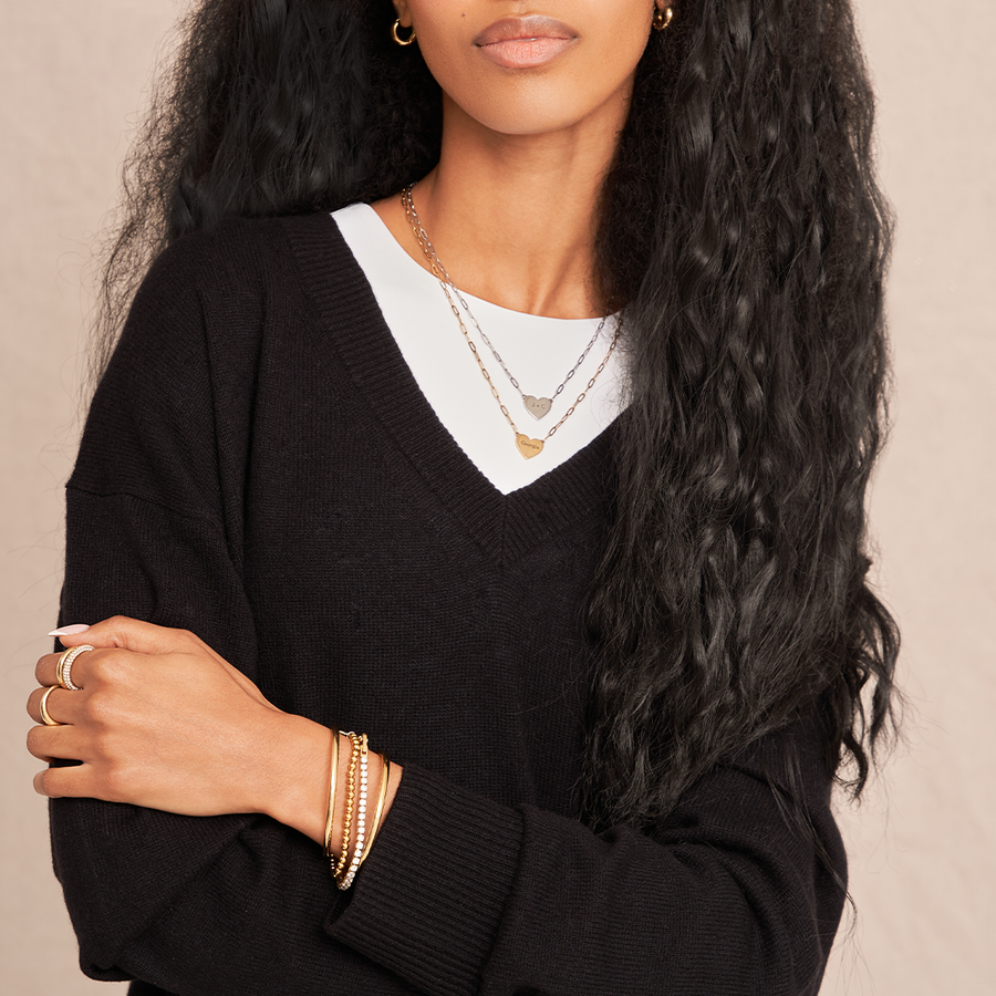 Engravable Heart Necklace