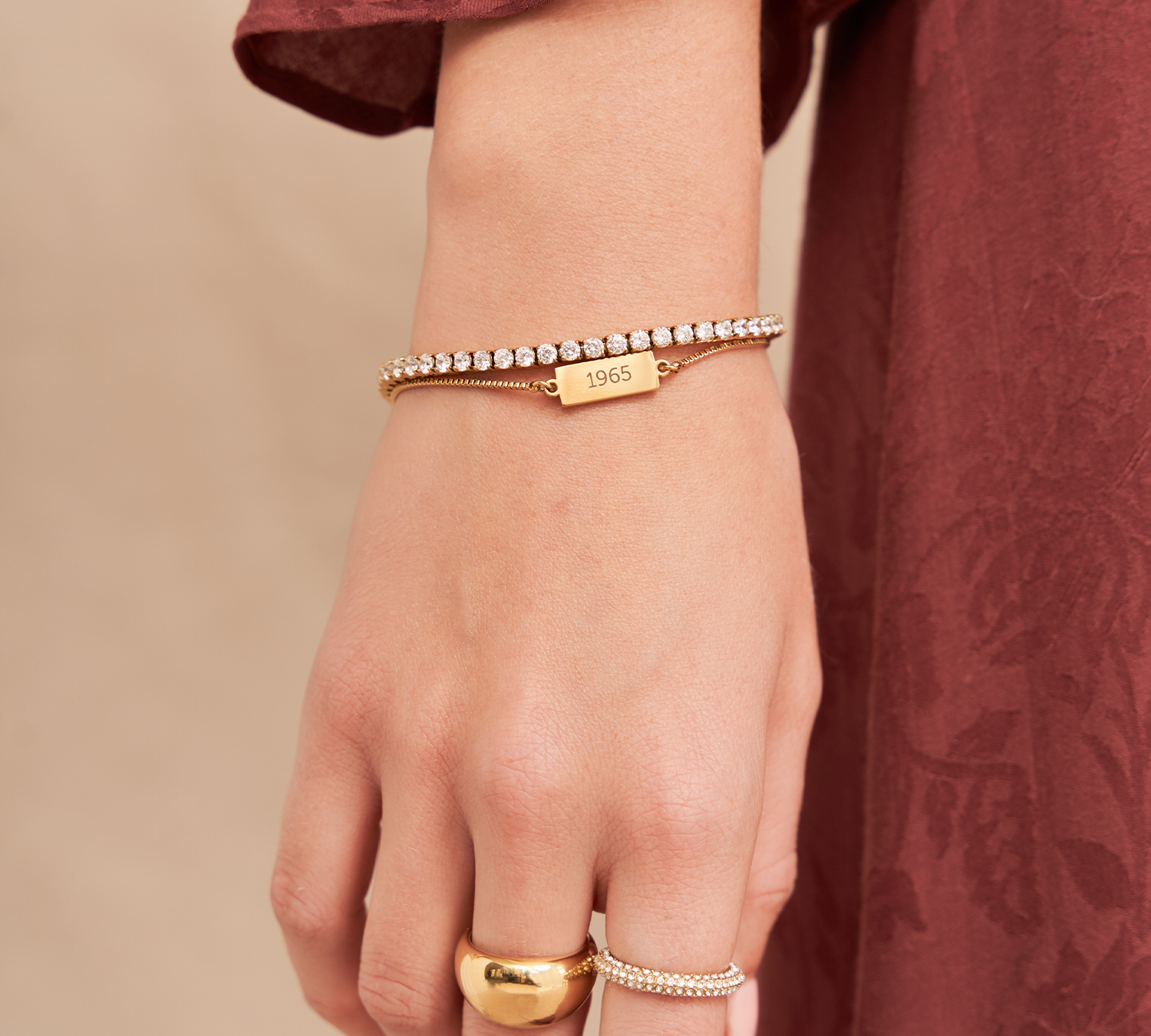 Engravable Bar Bracelet