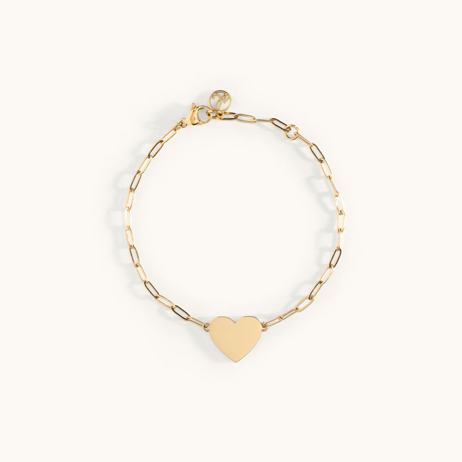 Engravable Heart Bracelet