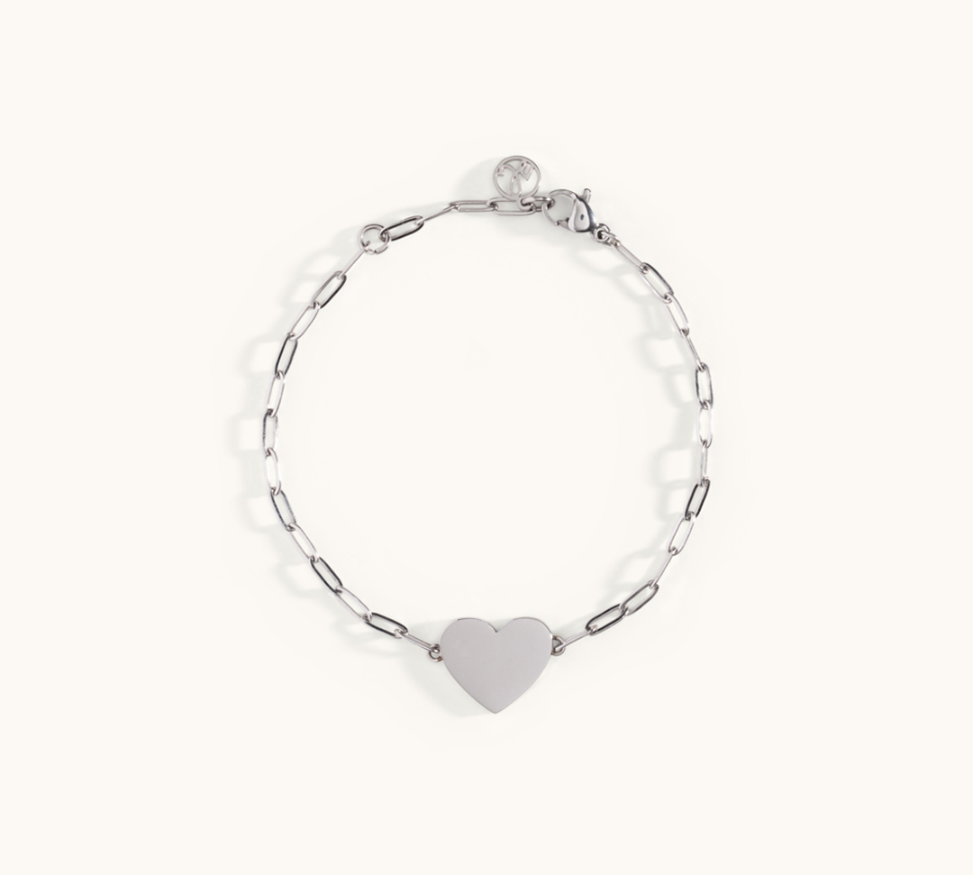 Engravable Heart Bracelet