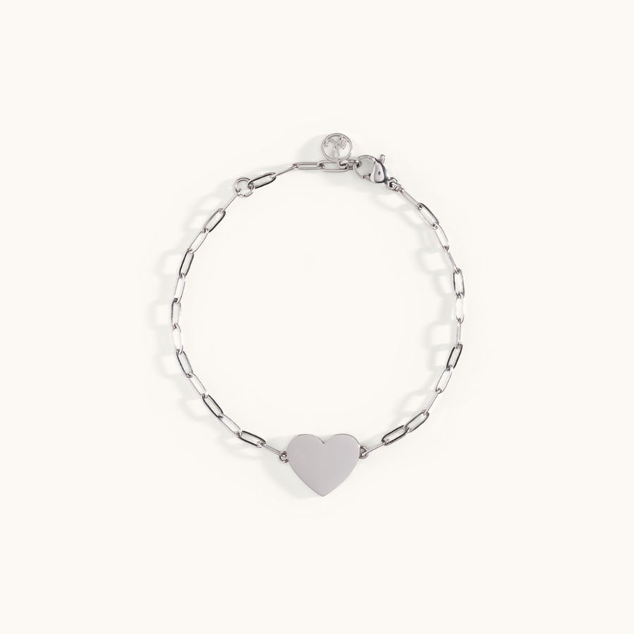 Engravable Heart Bracelet