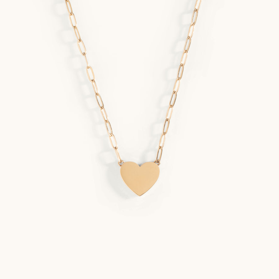 Engravable Heart Necklace