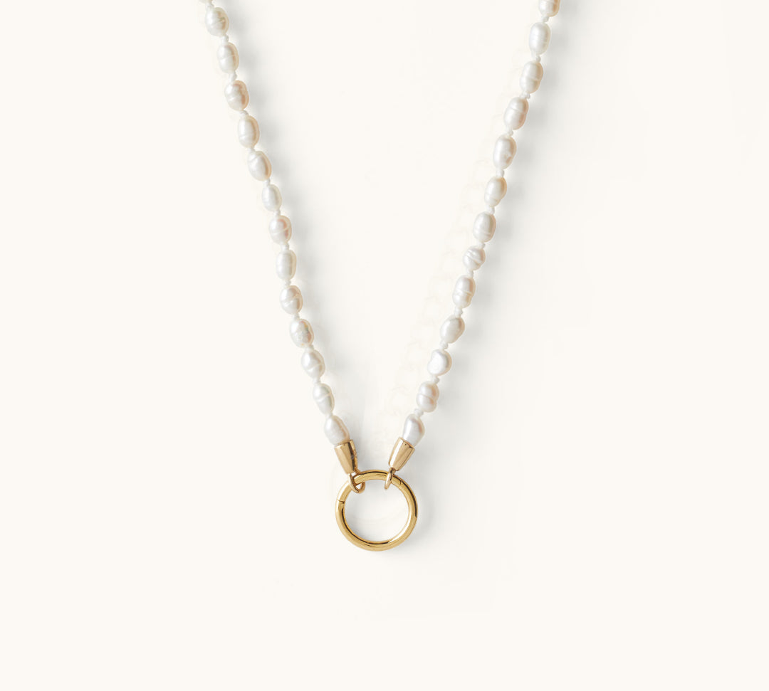 Pearl Strand with Carabiner